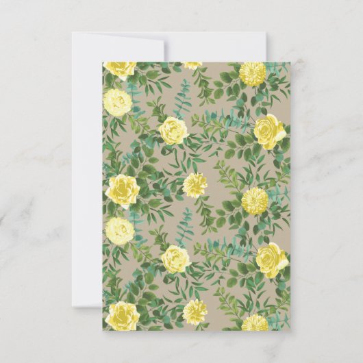 Opslagdatum lichtgele en kakiekriem kaart (Achterkant)