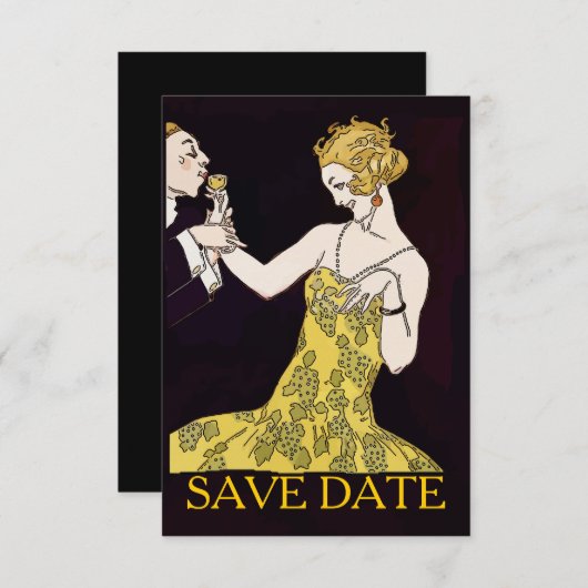 opslagdatum save the date (Voorkant / Achterkant)