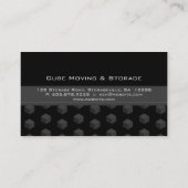 Opslagdoos voor Visitekaartje, zwart, grijs, 3D Visitekaartje (Achterkant)