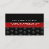 Opslagdoos zwarte rode 3D-doos voor Visitekaartje (Achterkant)