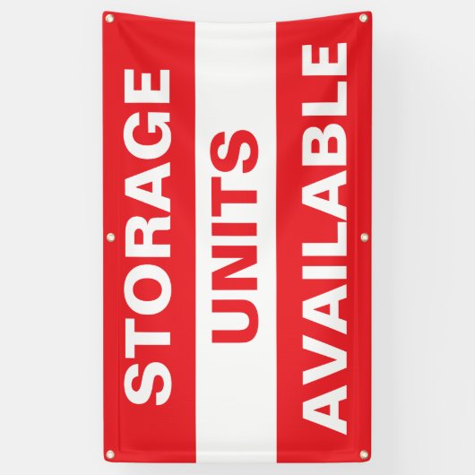 Opslage-eenheden beschikbaar spandoek (Verticaal)