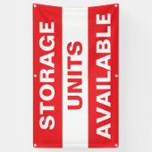 Opslageunits beschikbaar  spandoek (Verticaal)