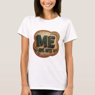 Opslaggevend groen ME EST 1972 Citaat Design T-shirt