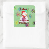 Opslagideeën voor families/andere organisaties vierkante sticker (Tas)