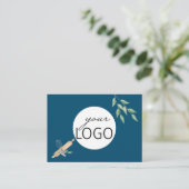 Opslaginstructies Business Logo Editable Visitekaartje (Staand voorkant)