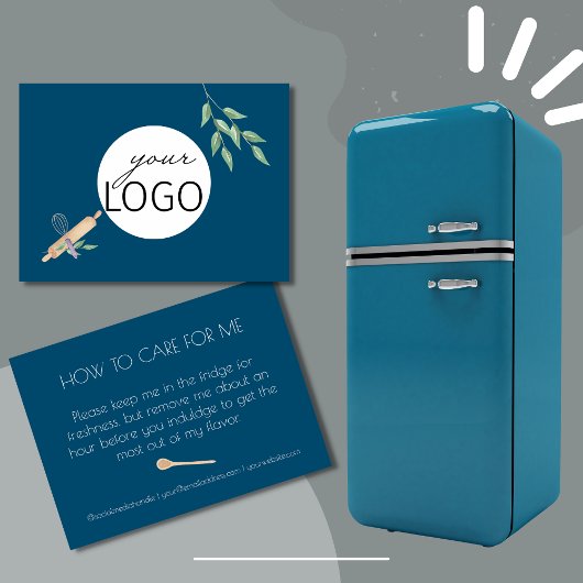 Opslaginstructies Business Logo Editable Visitekaartje