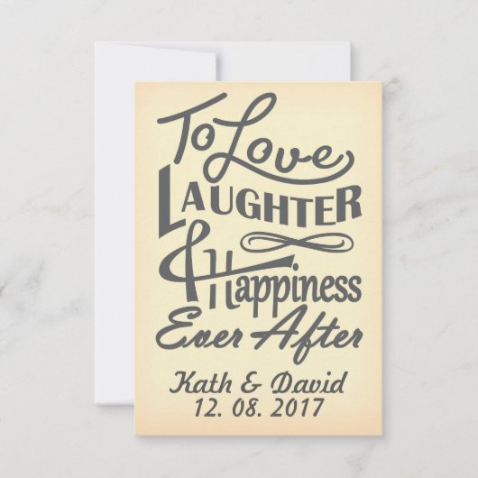 Opslagontwerp voor datum kaart (Voorkant)