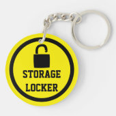 Opslagslot eenvoudig te vinden sleutelhanger (Achterkant)