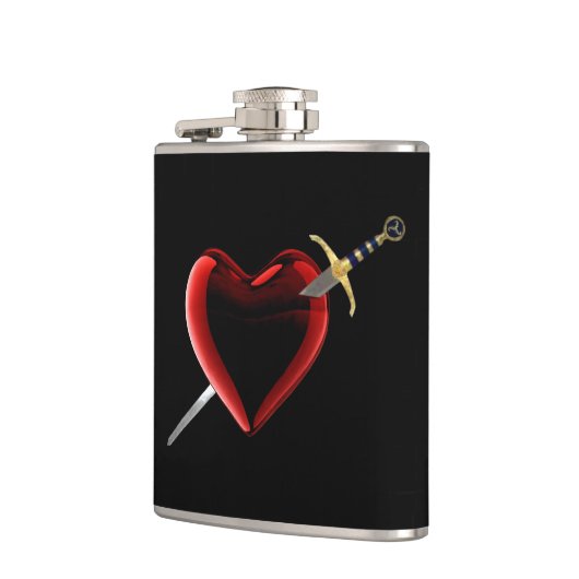 Opsluiting in de hartkolf heupfles (Links)