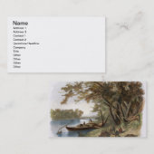 Opsluiting van de Reizigers op de Missouri, platte Visitekaartje (Voorkant / Achterkant)