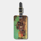 Opsluiting van zigeuners met caravans, Van Gogh Bagagelabel (Voorkant verticaal)