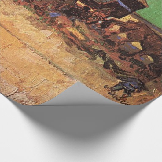 Opsluiting van zigeuners met caravans, Van Gogh Cadeaupapier (Hoek)