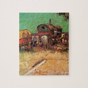 Opsluiting van zigeuners met caravans, Van Gogh Legpuzzel
