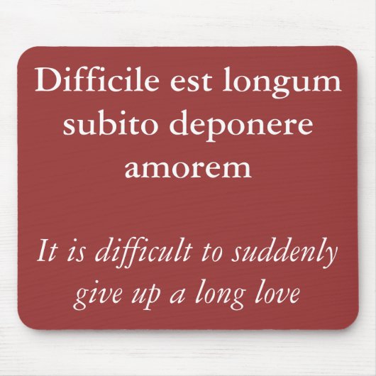 Opsplitsing - Catullus quote Muismat (Voorkant)