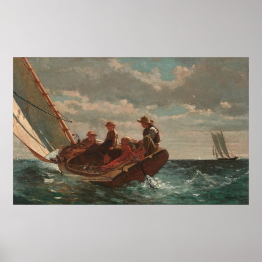 Opsplitsing - Winslow Homer Fine Art Poster (Voorkant)