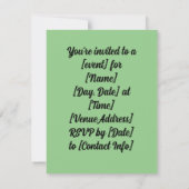 Opsporing Kaart (Achterkant)