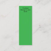 Opsporing Mini Visitekaartje (Achterkant)