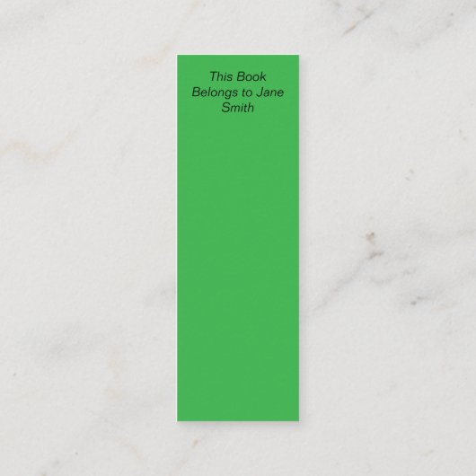 Opsporing Mini Visitekaartje (Achterkant)