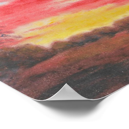 Opstaan als Eagles Sunrisev Poster (Hoek)