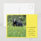 Opstaan als een Dandelion Briefkaart (Voorkant / Achterkant)