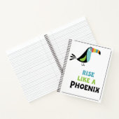 Opstaan als een Phoenix Notitieboek (Binnen)