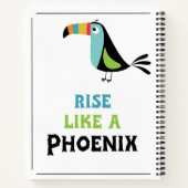 Opstaan als een Phoenix Notitieboek (Achterkant)