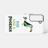Opstaan als een Phoenix Samsung Galaxy Hoesje (Achterkant horizontaal)