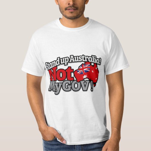 Opstaan Australië! T-shirt (Voorkant)