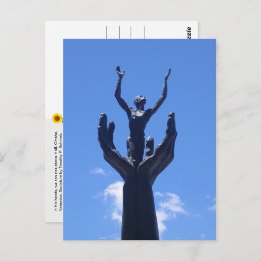 Opstaan boven, Omaha, NE - briefkaart (Voorkant / Achterkant)