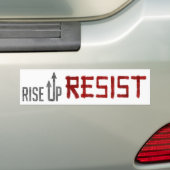 Opstaan, Bumpersticker weerstaan (Op auto)