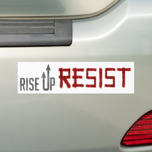 Opstaan, Bumpersticker weerstaan (Op auto)