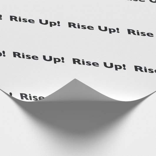 Opstaan! Cadeaupapier (Hoek)
