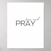 Opstaan en bidden. POSTER & PRINTS (Voorkant)