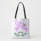 Opstaan en bidden tote bag (Voorkant)
