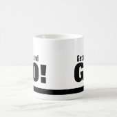 Opstaan en gaan! Coffee of Tea-Mok Koffiemok (Center)