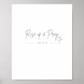 opstaan en Luke 22:46 Poster en Prints bidden (Voorkant)