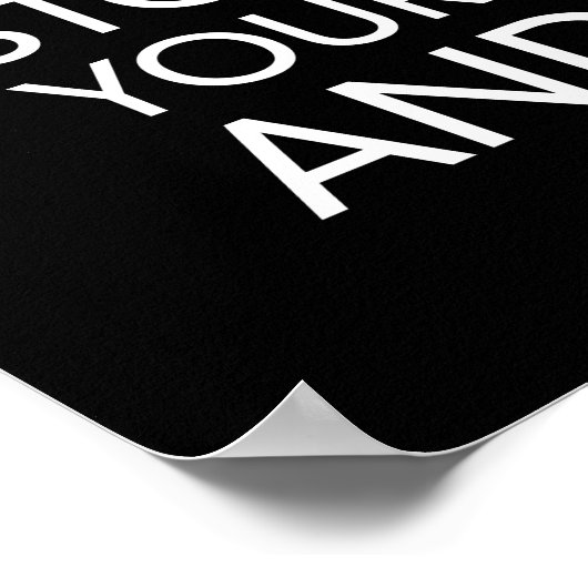 Opstaan en overwinnen - Gym, Hustle, Succes Poster (Hoek)