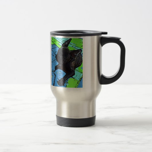 Opstaan en schijnen! Bulldog Travel Mug Reisbeker (Rechts)