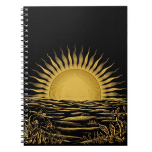 Opstaan en Schijnen Notitieboek - Zonsopgang Grafi