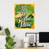 Opstaan en schijnen poster (Thuiskantoor)