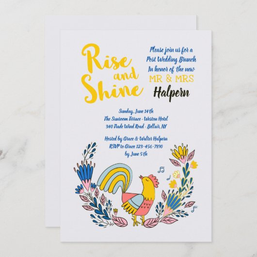 Opstaan en Uitnodiging (Voorkant / Achterkant)