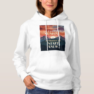 Opstaan en vernieuwen: Inspirerend zonsopgang Hoodie