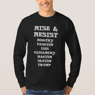 Opstaan en weerstaan   Anti Donald Trump T-shirt