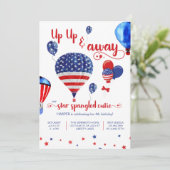 Opstaan en weg Ster Gespierde Cutie Birthday Kaart (Staand voorkant)