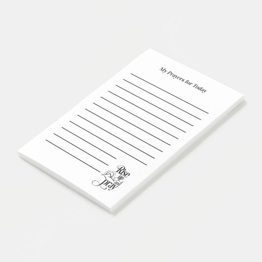 Opstaan en Witte gebeden gebeden lijst Post-it® Notes (Schuin)