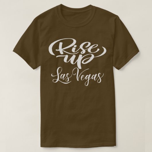 Opstaan in Las Vegas T-shirt (Design voorkant)