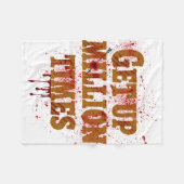 Opstaan in miljoenen tijden| De beste inspirerend  Fleece Deken (Voorkant (Horizontaal))