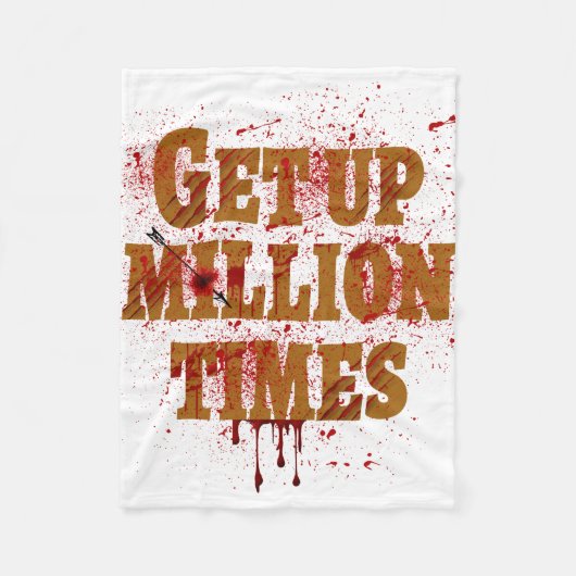 Opstaan in miljoenen tijden| De beste inspirerend  Fleece Deken (Voorkant)