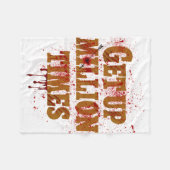 Opstaan in miljoenen tijden| De beste inspirerend  Fleece Deken (Voorkant (Horizontaal))