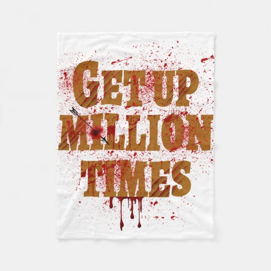 Opstaan in miljoenen tijden| De beste inspirerend  Fleece Deken (Voorkant)